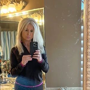 Cute track suit from New York and Company- Small Brown with pink/purple outline